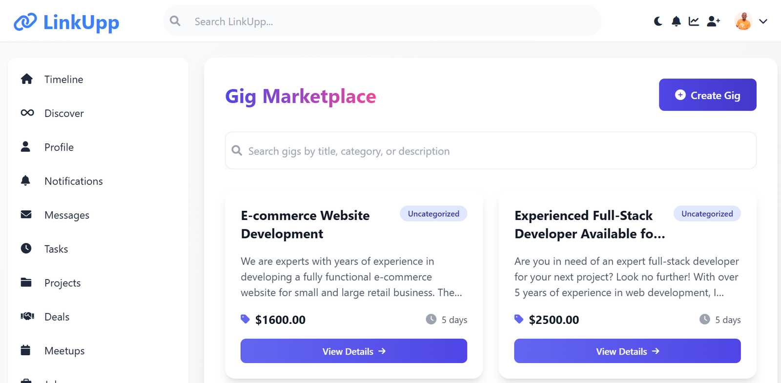 Introducing... LinkGig