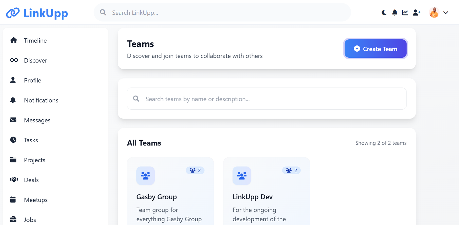 Introducing... LinkTeams